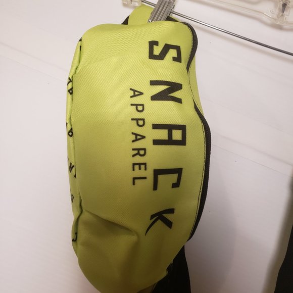 SNACK Apparel Fanny Packs Belt Bags Green Lime Yellow black interior pockets - Picture 4 of 10